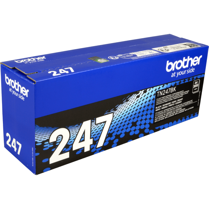 Brother TN247BK / Schwarz / Original Toner XL / TN-247BK / 2300 S. TN 247