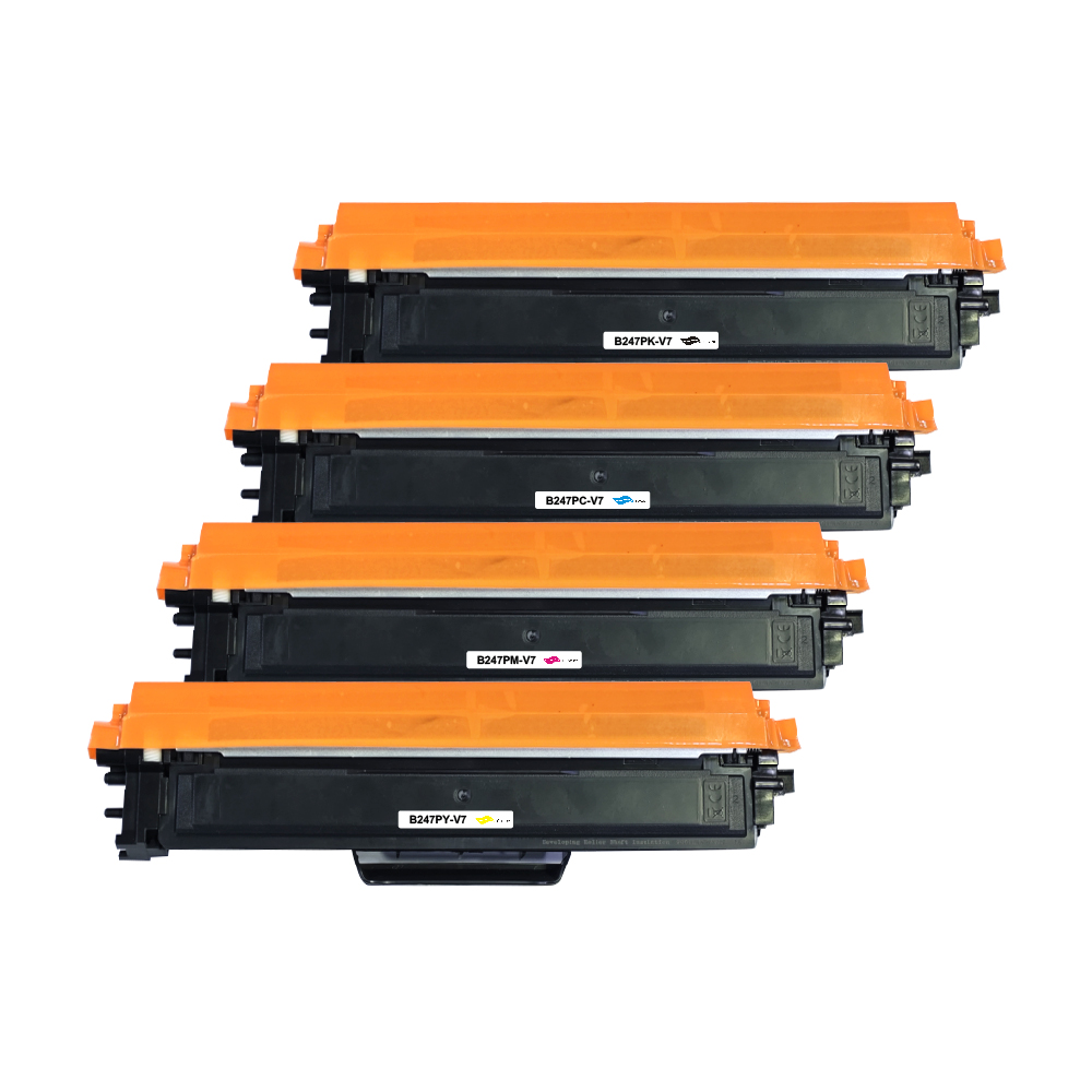 Brother TN247BK / Schwarz / Kompatible Toner für TN-247BK C/K/M/Y Toner cartridge Brother New Build 3000/2300*3 Seiten