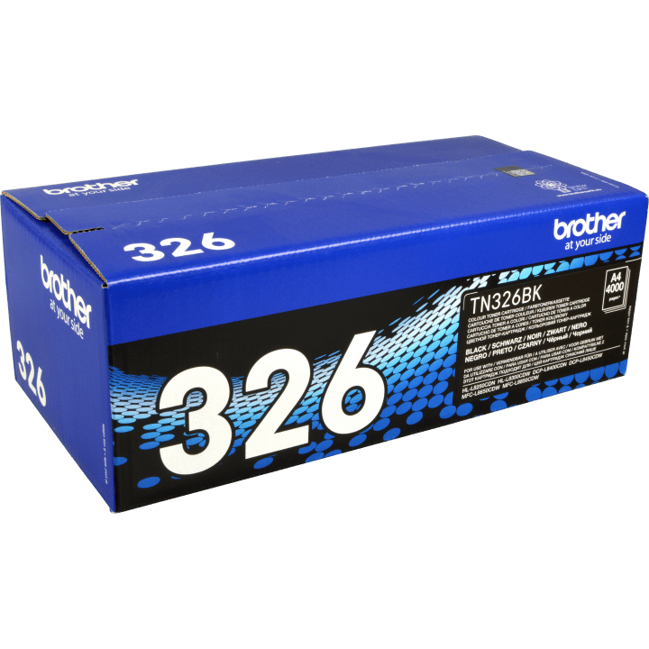 Brother TN-326BK / Schwarz / Original BROTHER Laserdrucker Toner TN 326BK 4000 Seiten