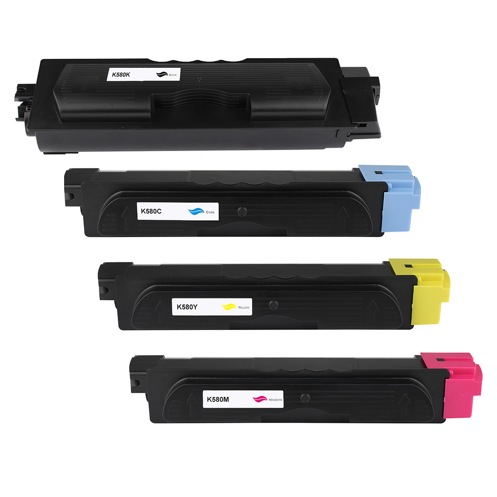 Kyocera TK-580K/C/M/Y C/K/M/Y Toner-Kit Kompatible