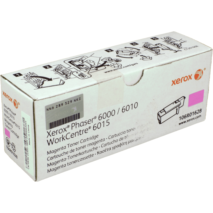 Original Xerox 106R01628 Toner magenta, Kapazität bis zu 1 000 Seiten, ca. 4,5 Cent/Seite