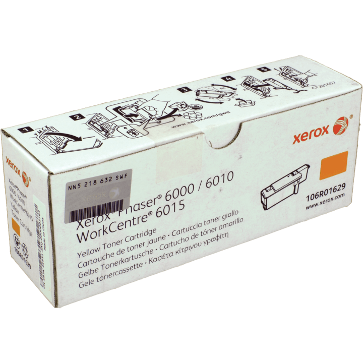 Original Xerox 106R01629 Toner gelb, Kapazität bis zu 1 000 Seiten
