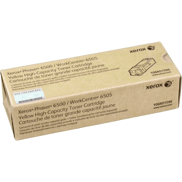 Original Xerox 106R01596 / 106R01603 Toner gelb, Kapazität bis zu 2 500 Seiten