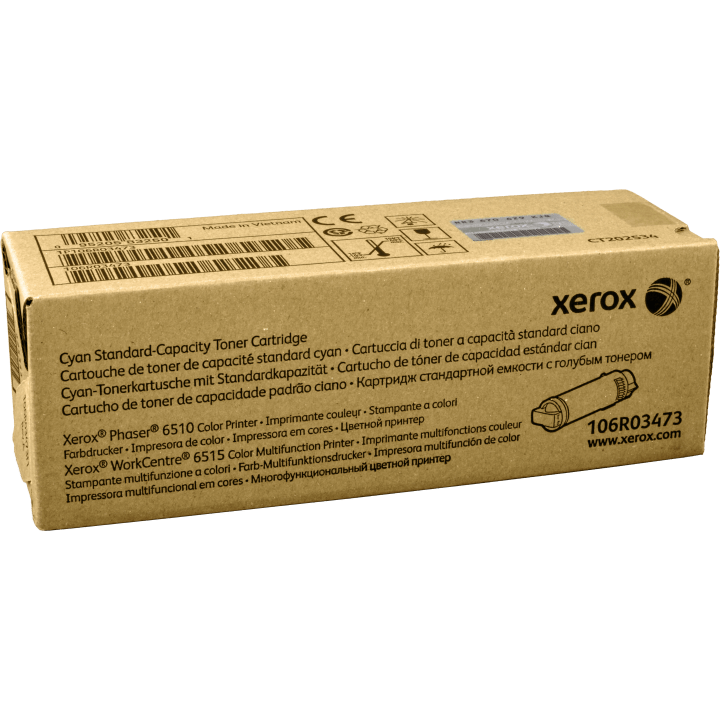 Original Xerox 106R03473 Toner cyan, Kapazität bis zu 1 000 Seiten