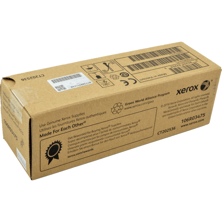Original Xerox 106R03475 Toner gelb, Kapazität bis zu 1 000 Seiten
