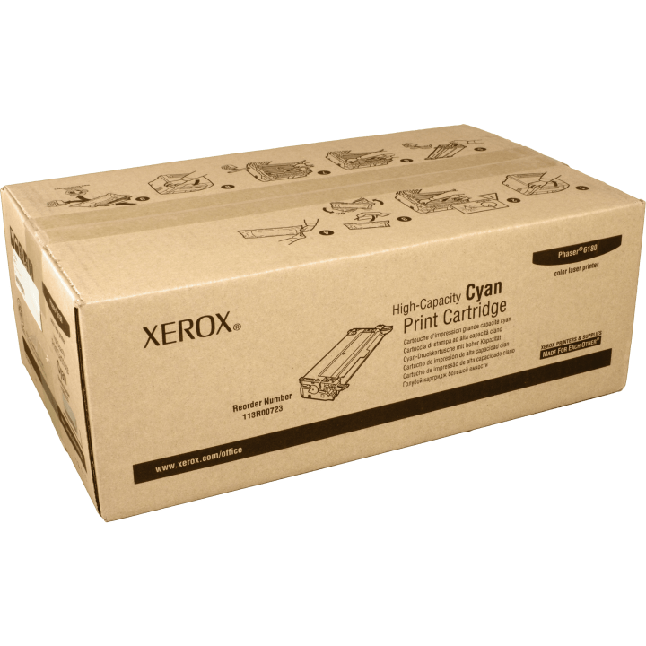 Original Xerox 113R00723 Toner cyan, Kapazität bis zu 6 000 Seiten
