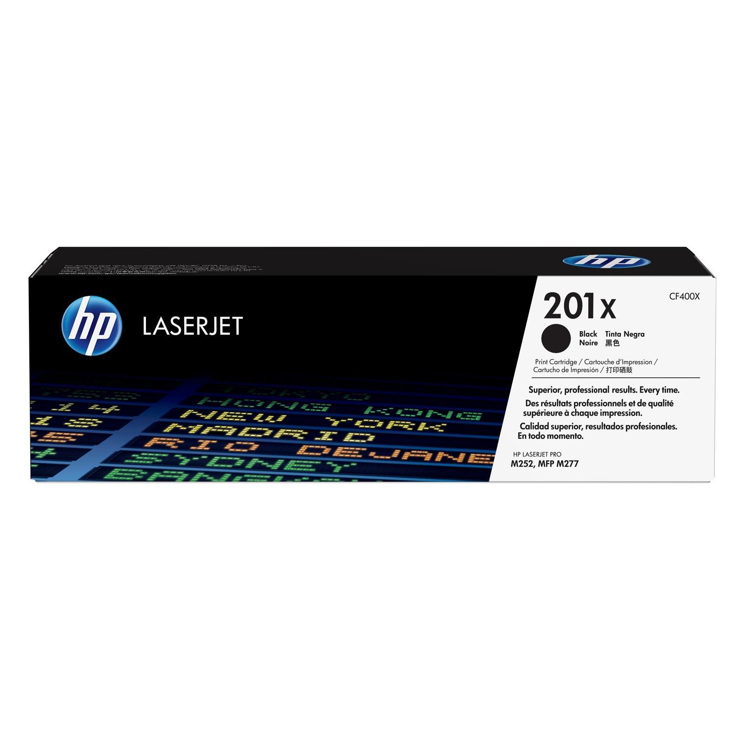 HP 201X Schwarz / Original HP LaserJet Toner -  CF400X Lasertoner Tonerkartusche