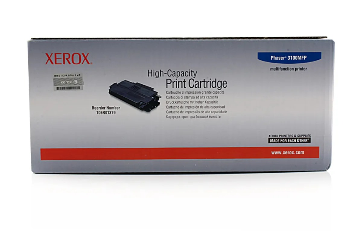 Original Xerox 106R01379 Toner schwarz, Kapazität bis zu 4 000 Seiten, ca. 0,8 Cent / Seite