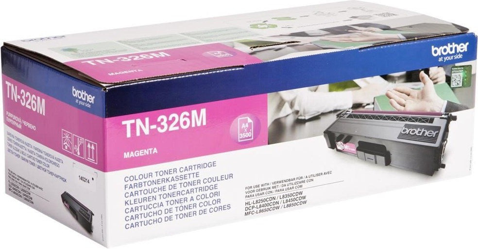 Brother TN-326M / Magenta / Original BROTHER Laserdrucker Toner TN 326M