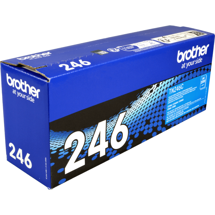 Brother Original TONTN246C Cyan TN241/242/245/246C für Brother / TN246C / 1400 Seiten