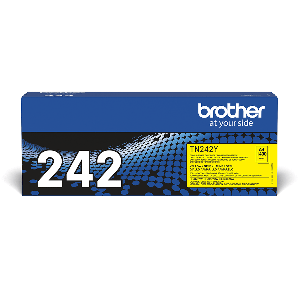 Brother TN242Y / Gelb / Original Toner / TN-242Y / 1400 S. Tonerkartusche TN 242