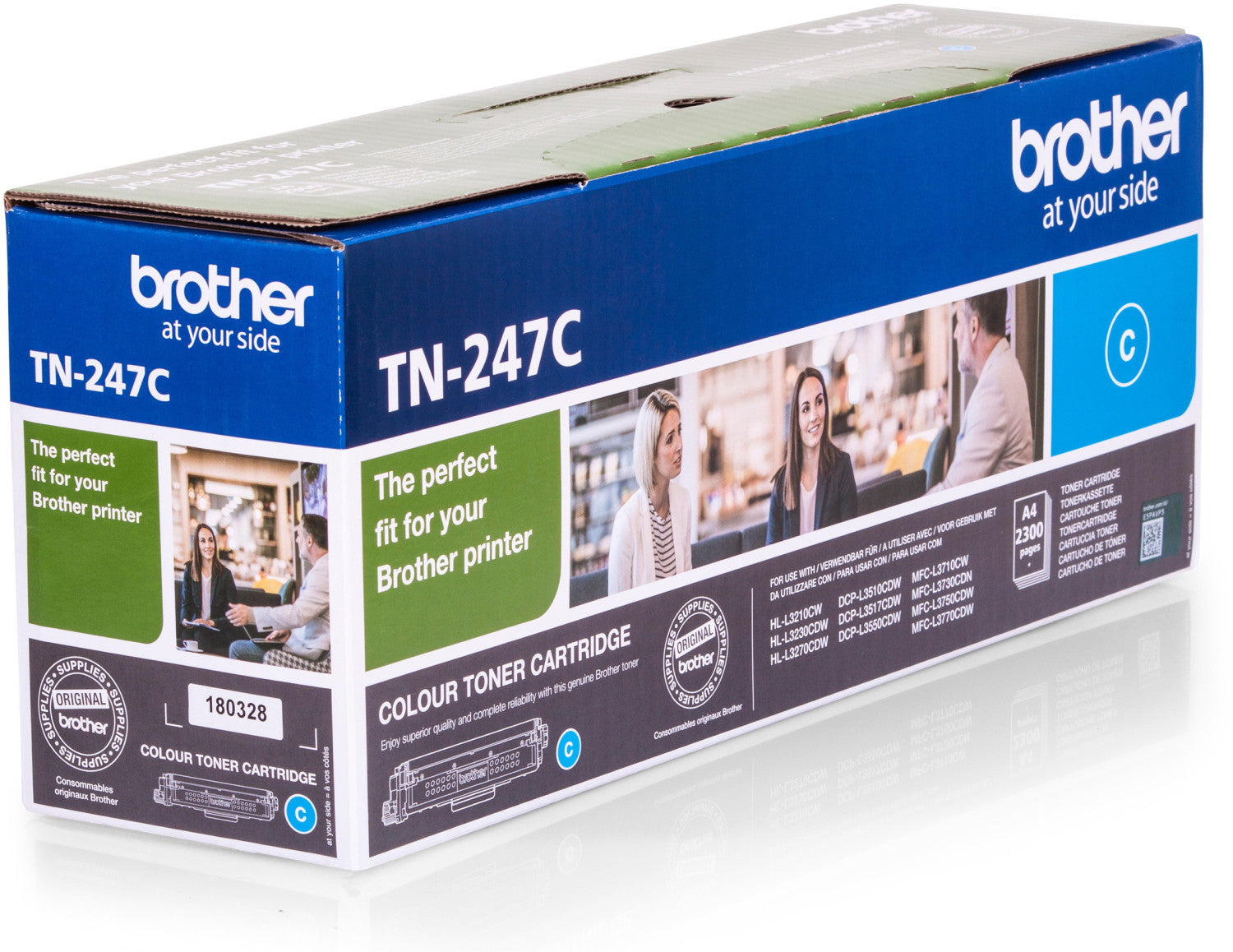 Brother TN247C / Cyan / Original Toner XL / TN-247C / 2300 S. TN 247
