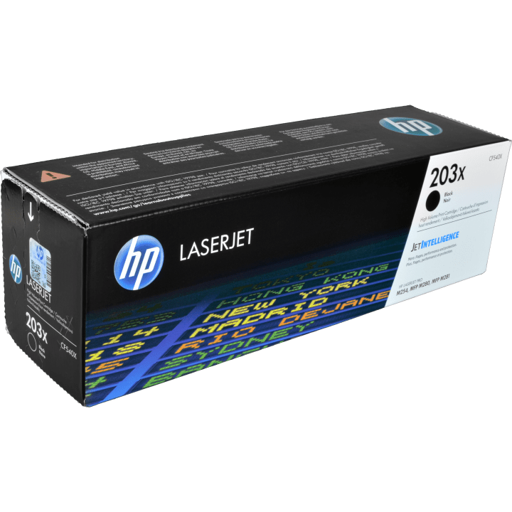 HP 203X Cyan // Original LaserJet Tonerkartusche mit hoher Reichweite –  Toner CF540X
