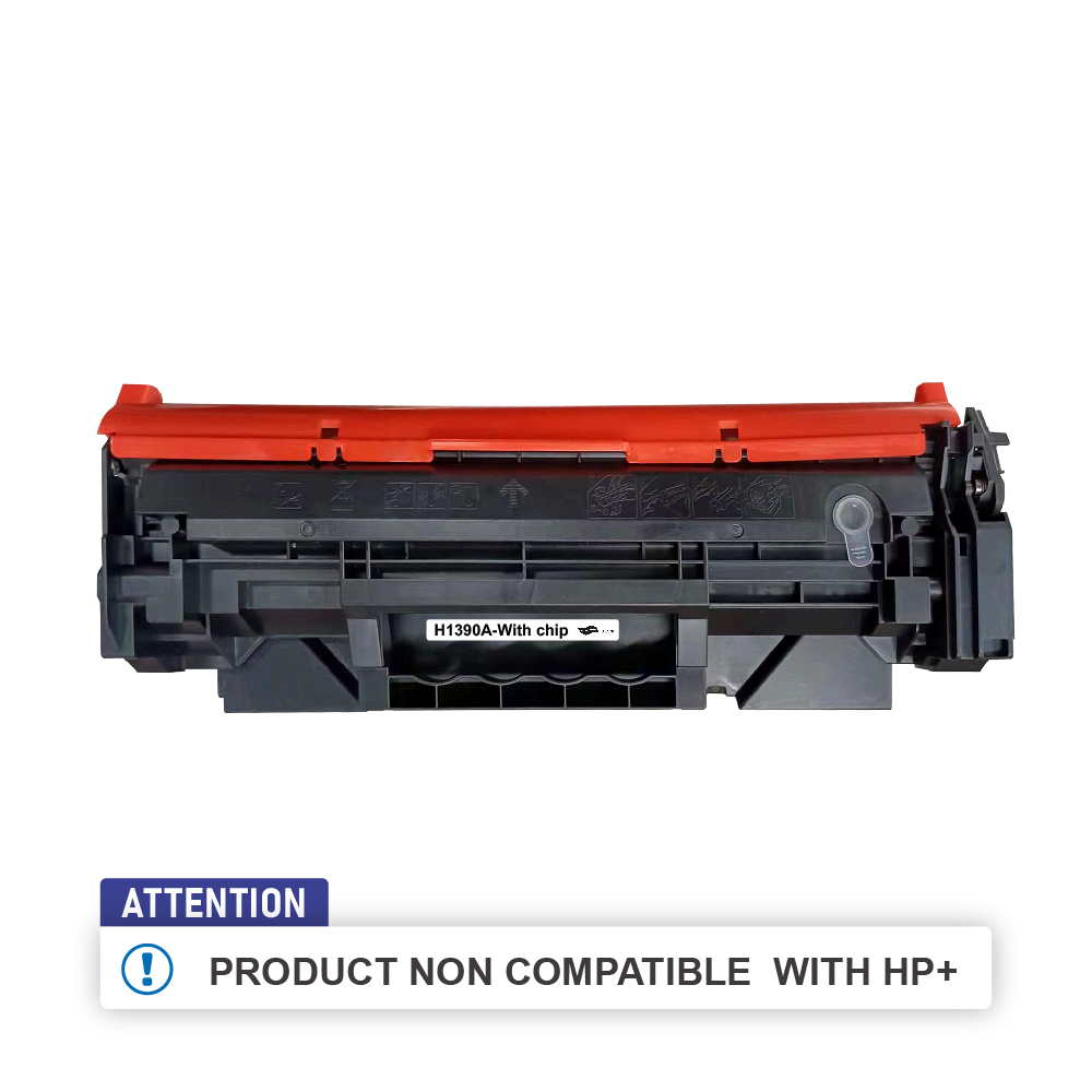 HP W1390A(139A);NON COMPATIBLE WITH HP+ Schwarz Kompatible Tonerkartusche